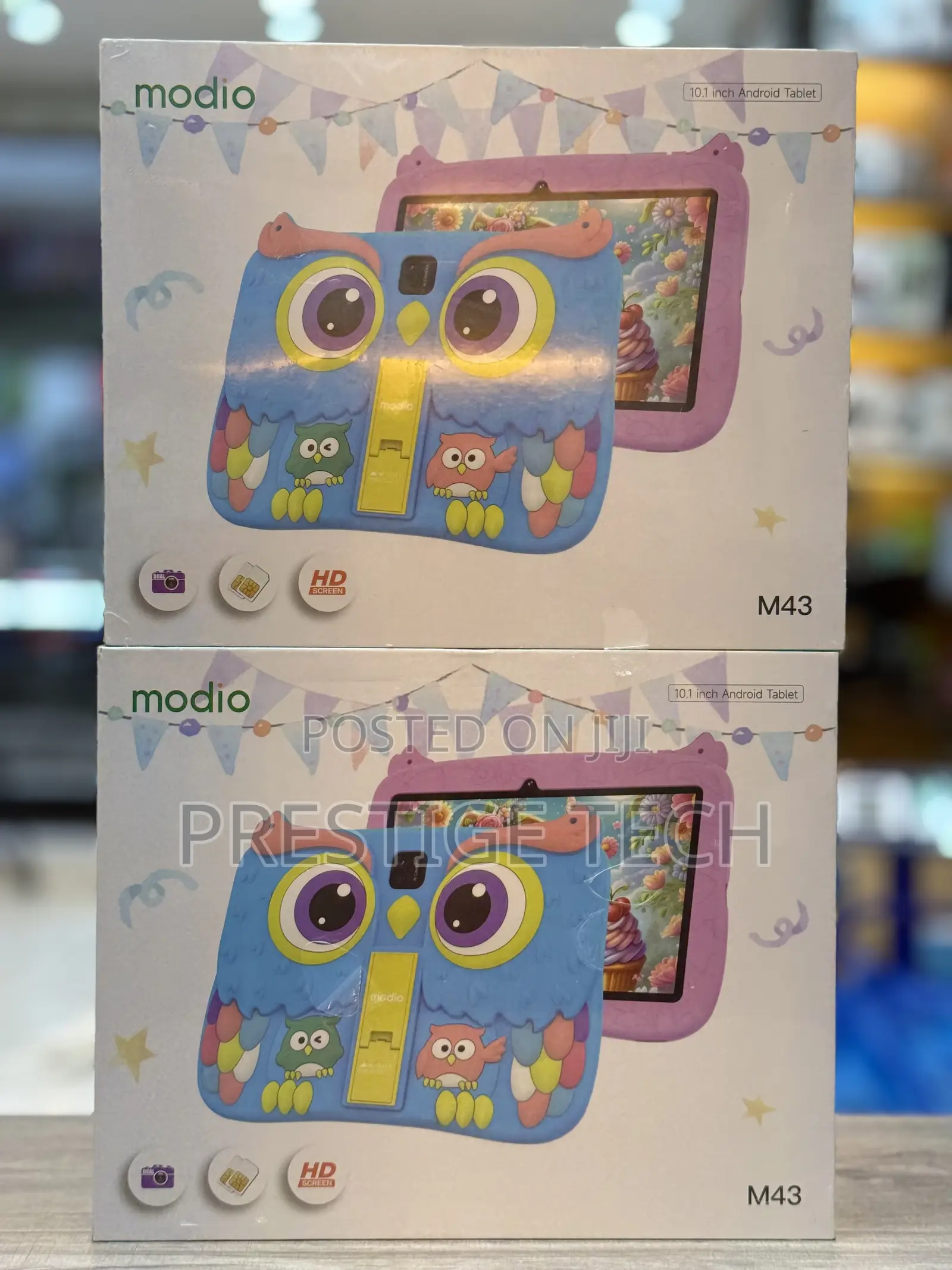 Modio M43 Kids Tablet, 10.1inch Hd Screen , Dual Sim, 5mp+8mp Cameras