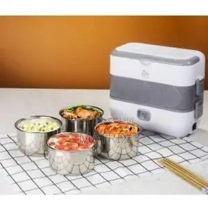 Portable Electric Lunch Box Heating Food Steamer Container