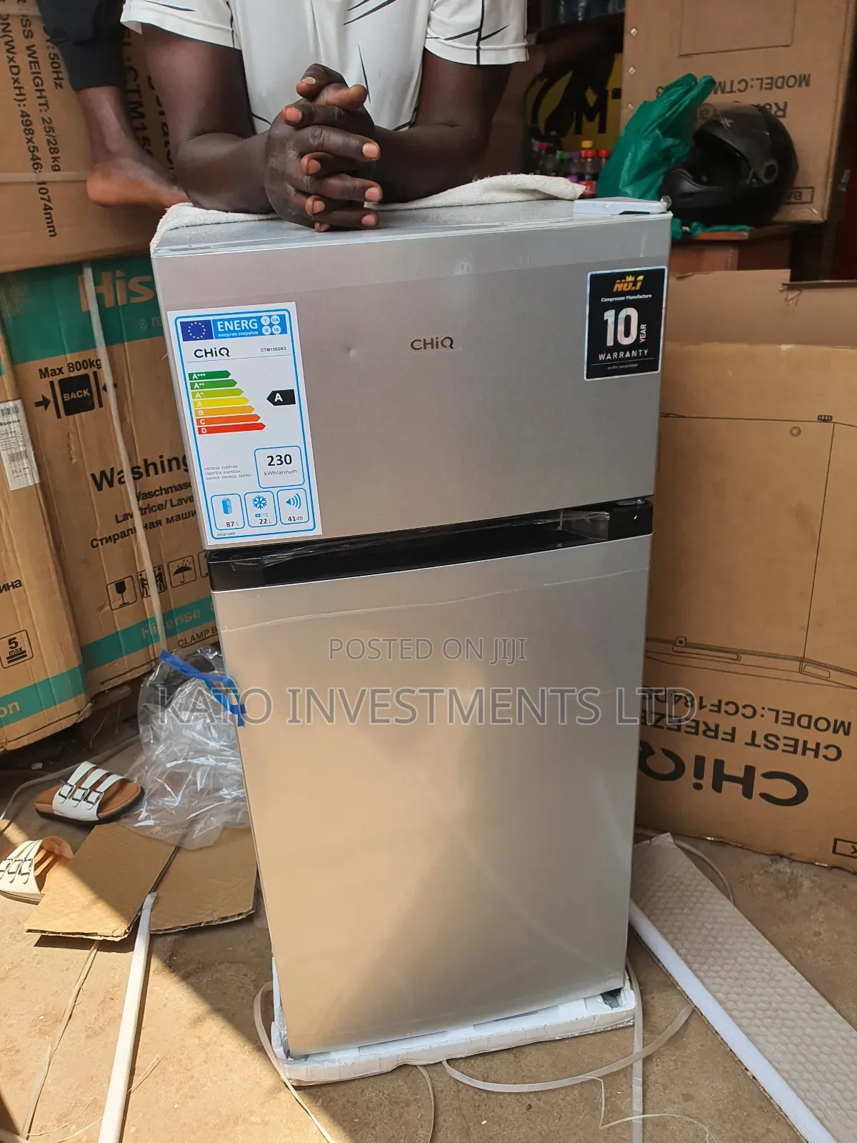 Chiq 150litrs Fridge -Ilver
