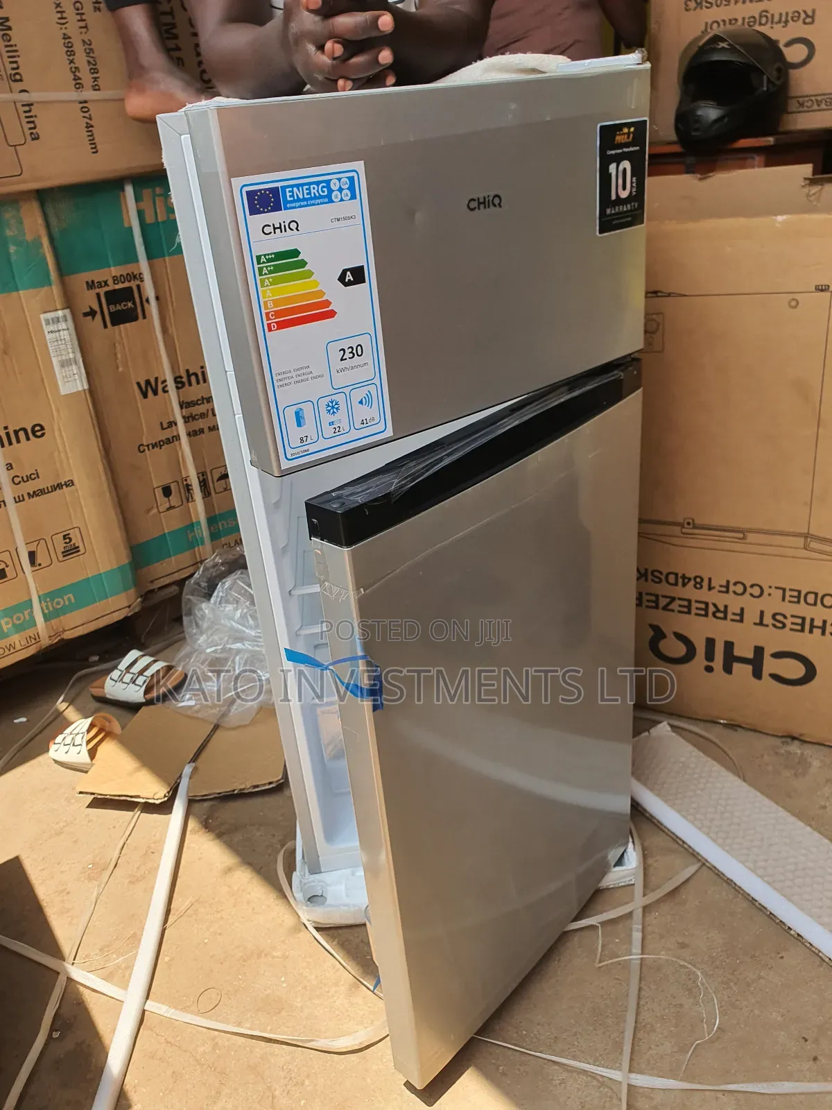 Chiq 150litrs Fridge -Ilver
