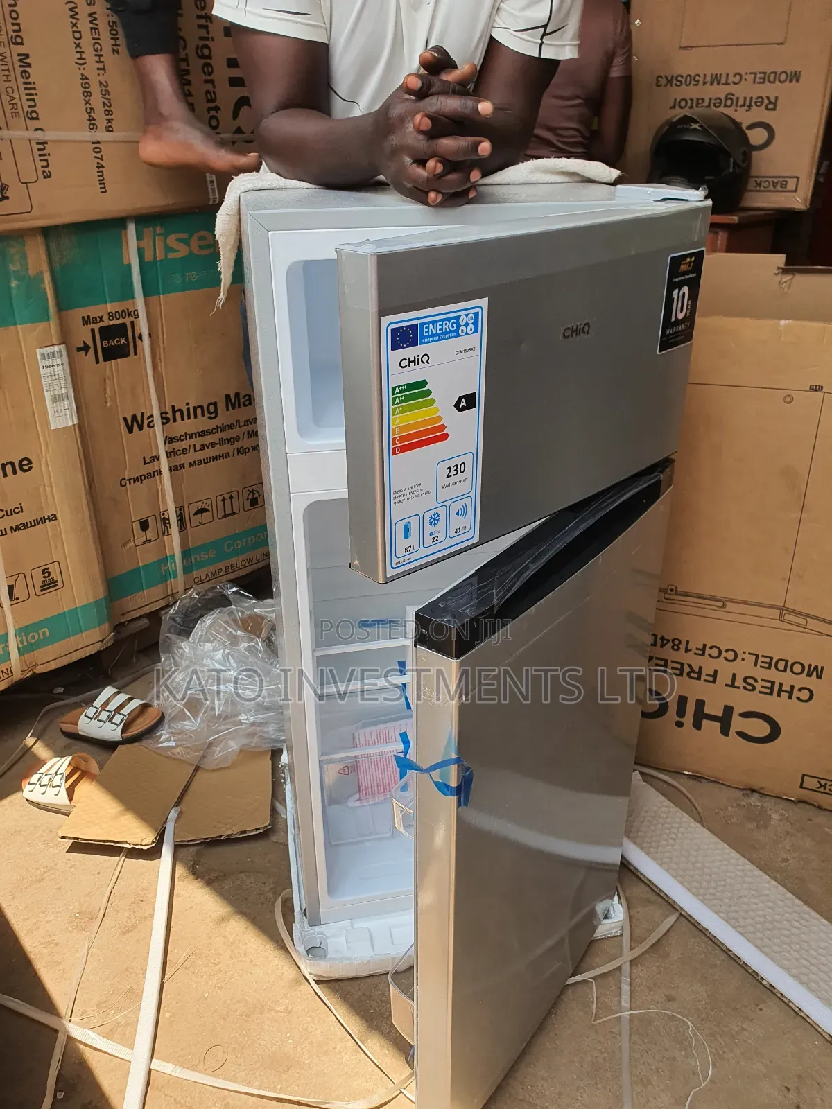 Chiq 150litrs Fridge -Ilver