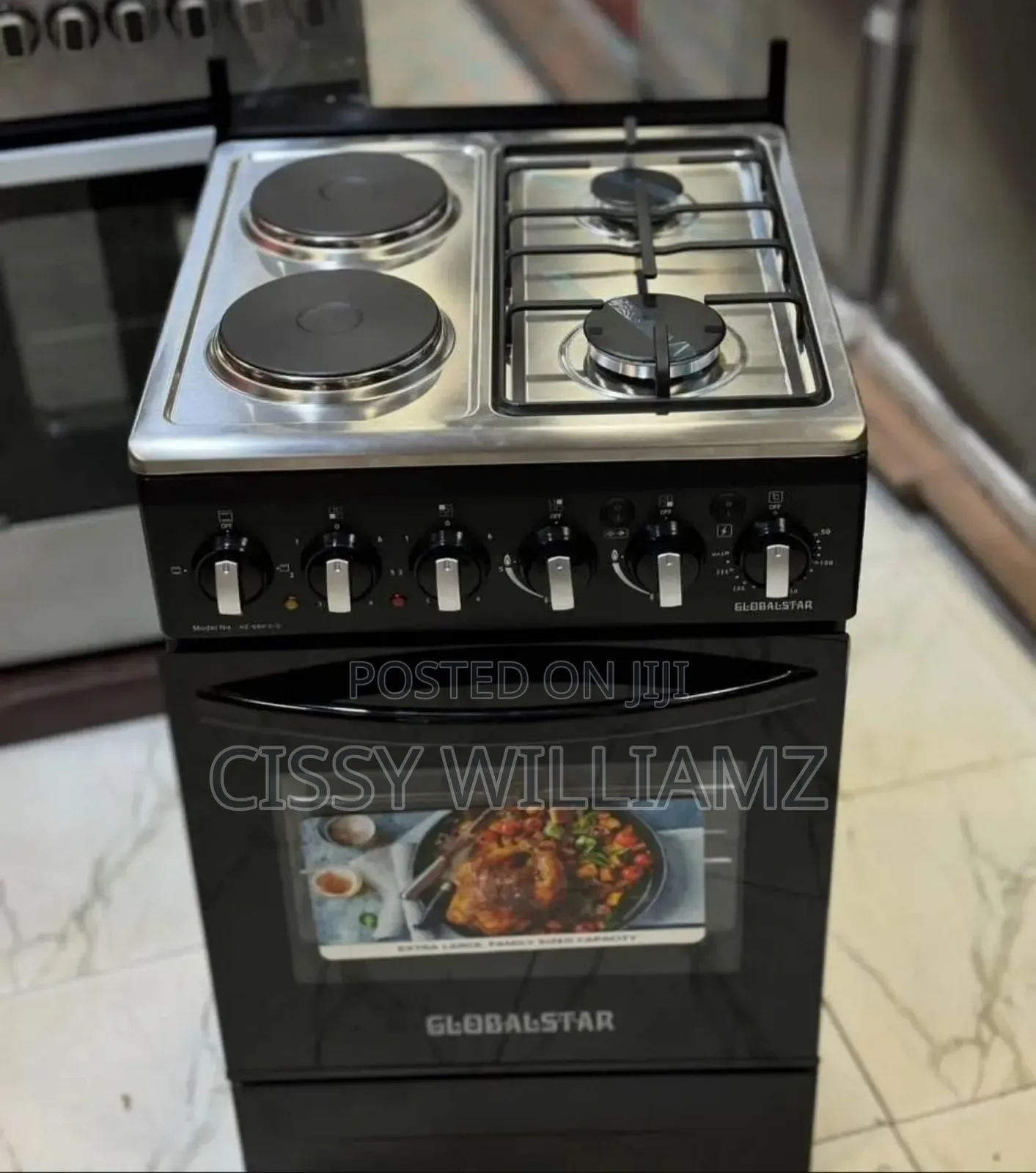 Globalstar 2*2 Full Standing Cooker With Electric Oven