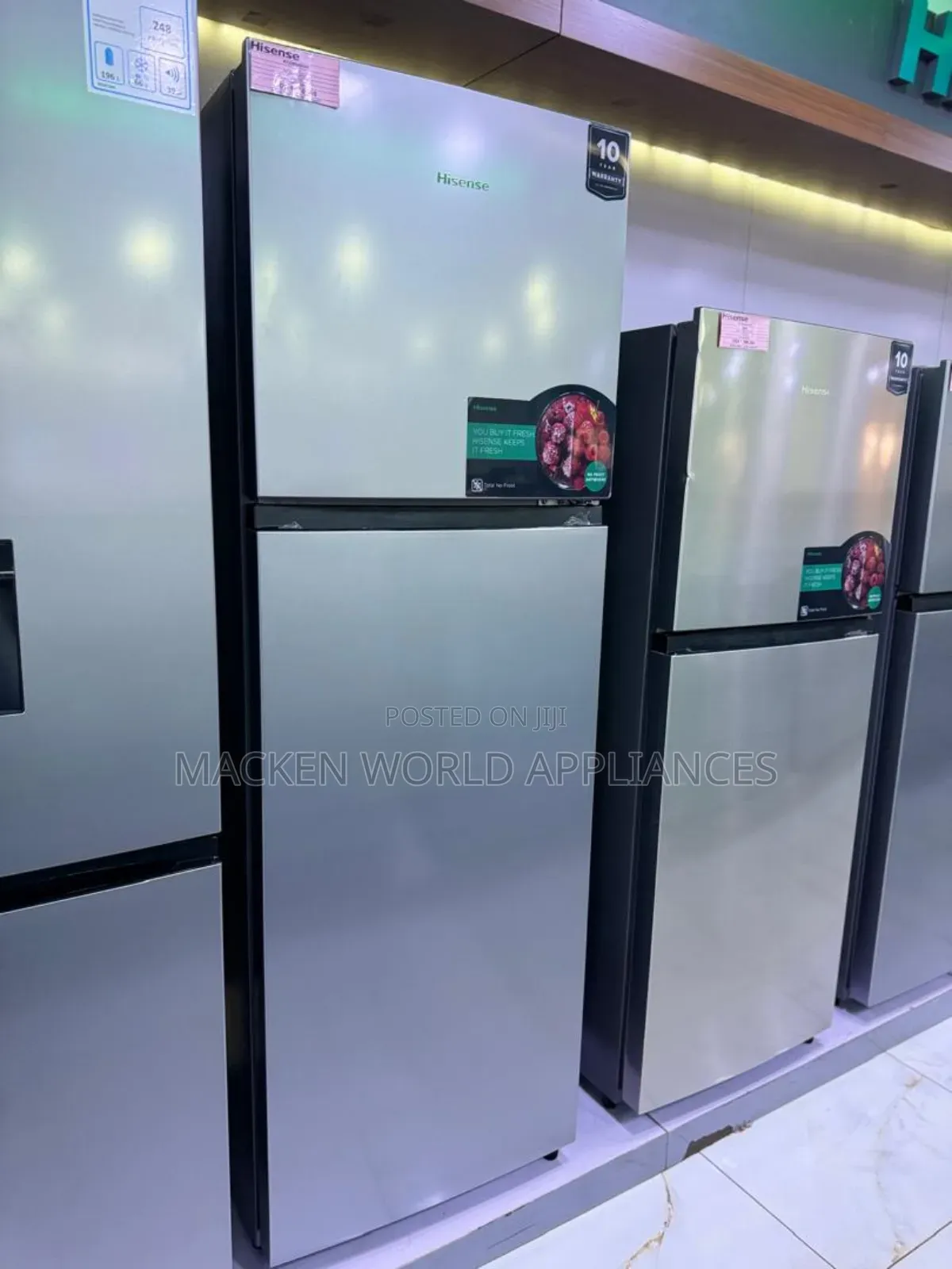 Hisense 328l Double Door Fridge