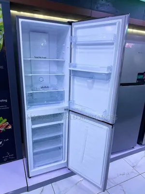 330l Hisense Double Door Fridge With Bottom Freezer + Water Dispenser