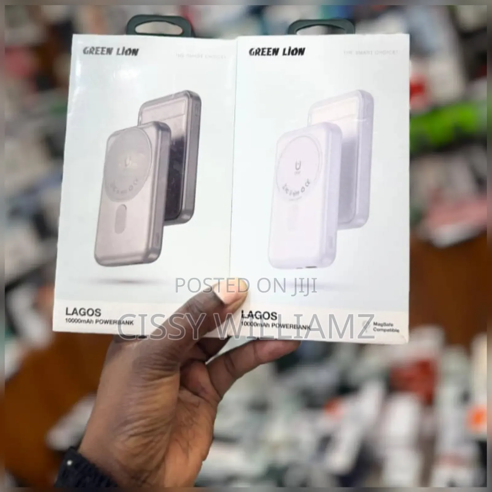 Green Lion Lagos 10000mah Magsafe Power Bank Wireless Power Bank