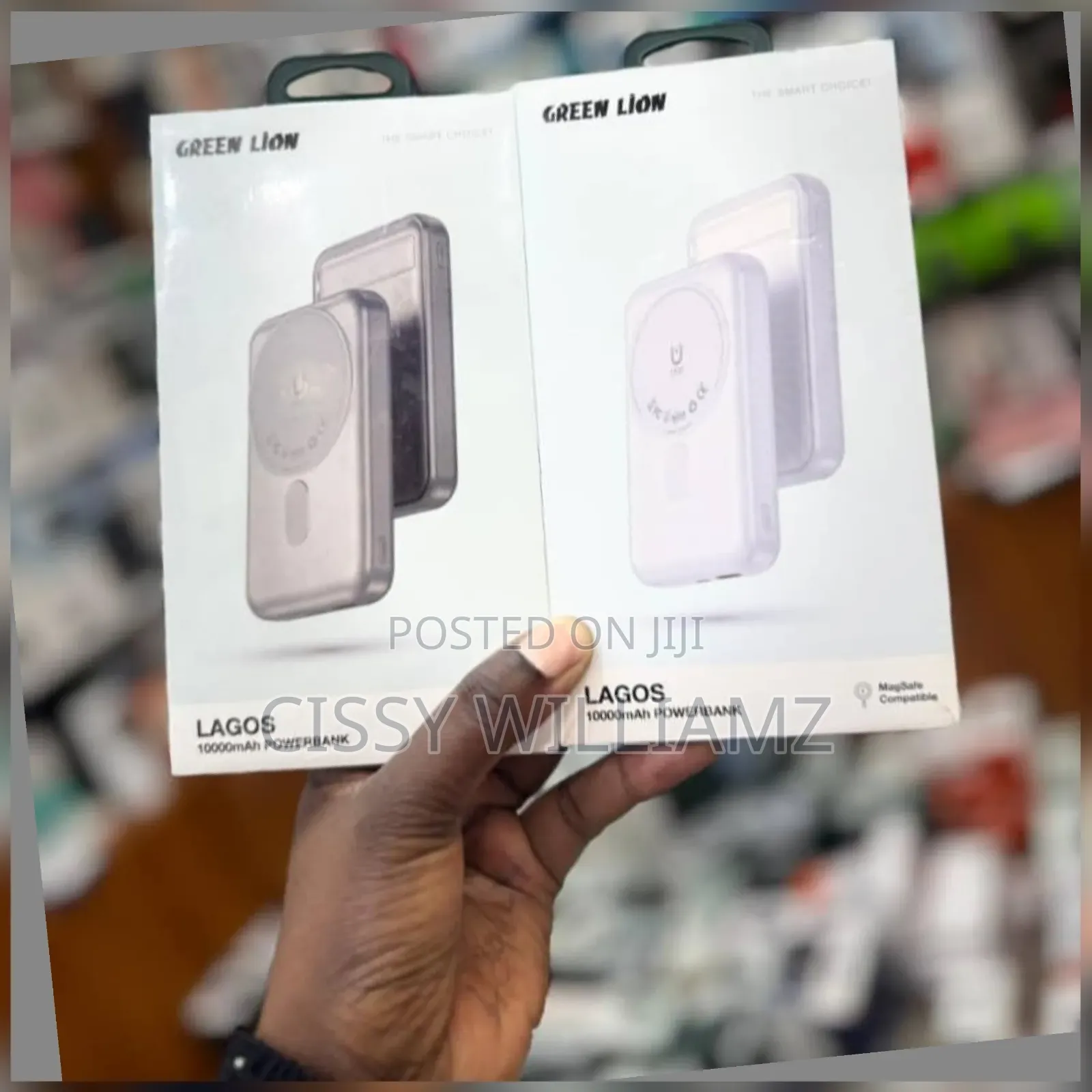 Green Lion Lagos 10000mah Magsafe Power Bank Wireless Power Bank