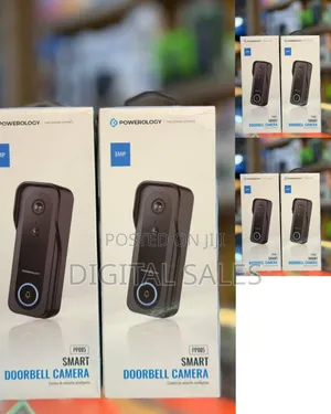 Powerology Ip65 265gb 3mp Infrared Smart Camera Doorbell