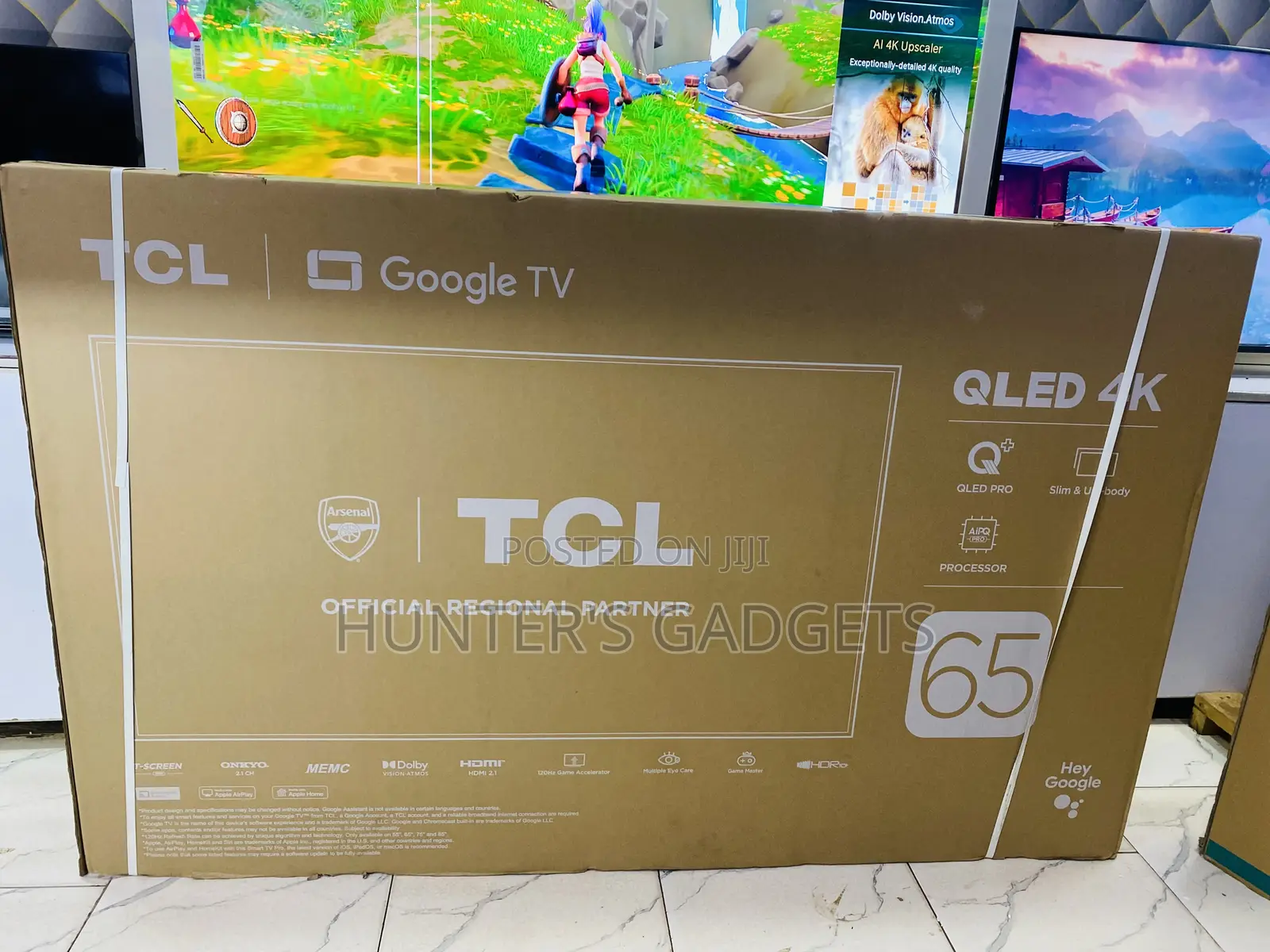 TCL 65 Inch Smart Uhd Qled Tv Qled Pro Built in Onkyo Speakers
