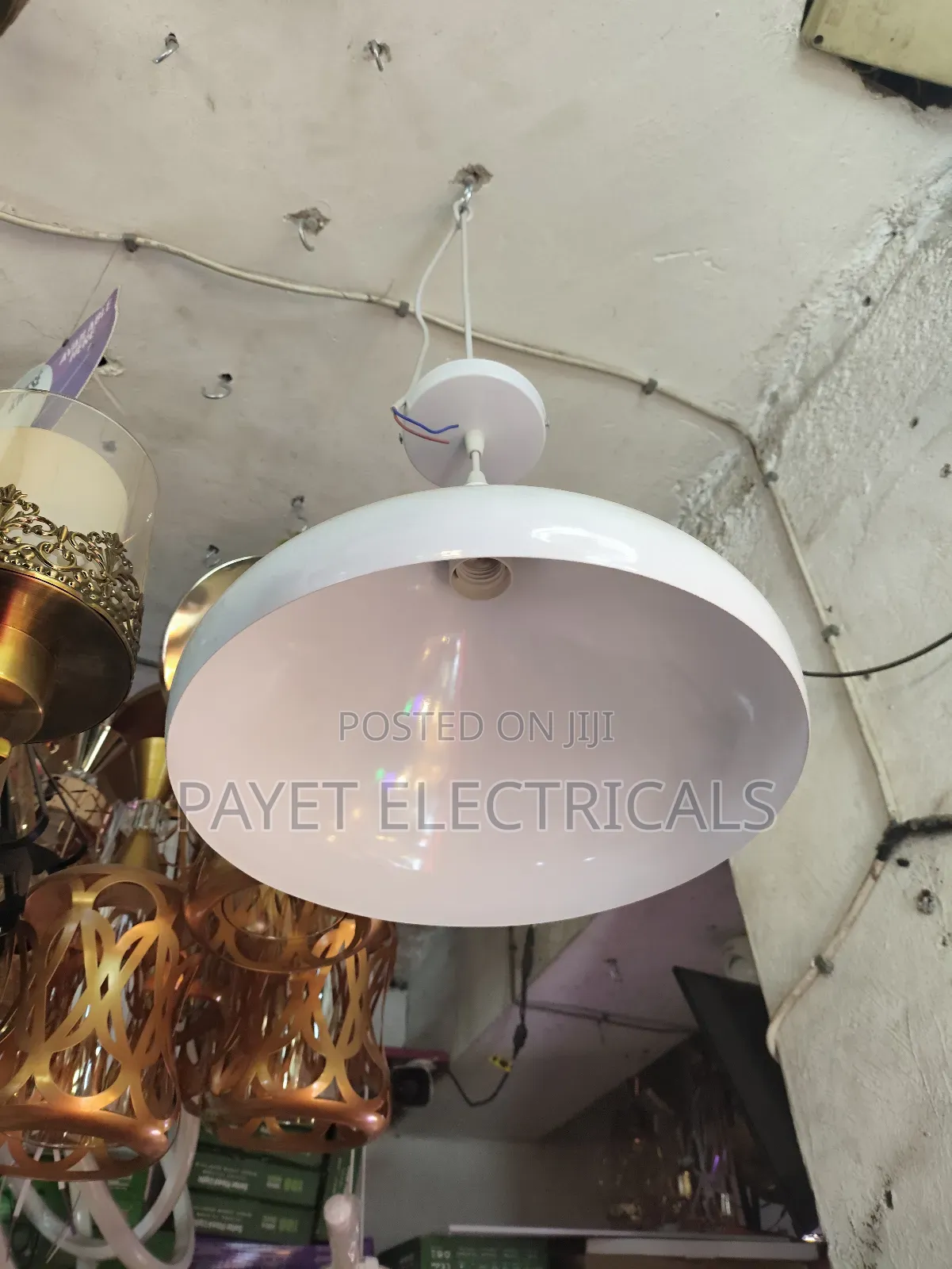 Vintage White Lamp Shade