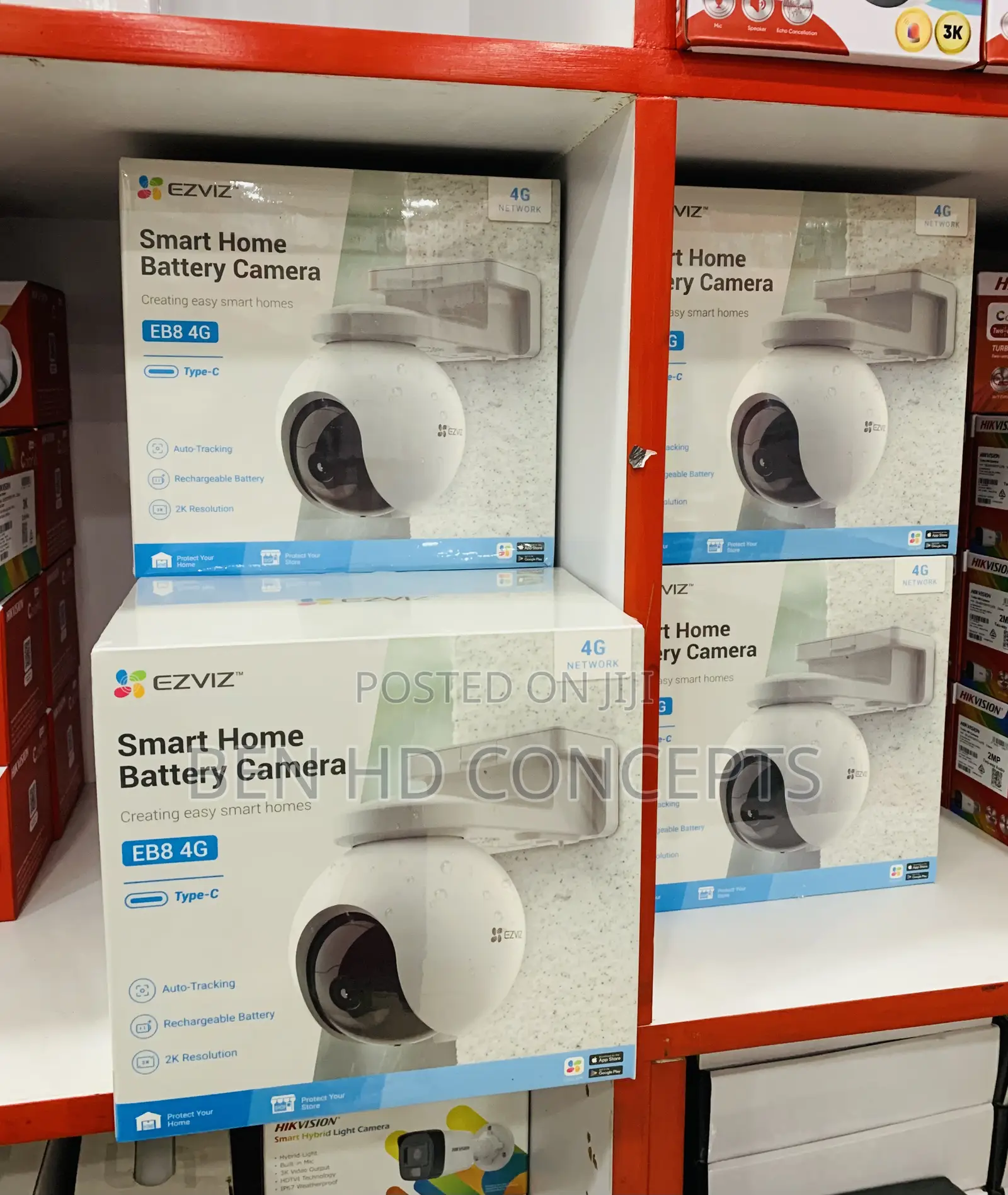 CCTV Camera Stand Alone Battery 4g Camera Ezviz