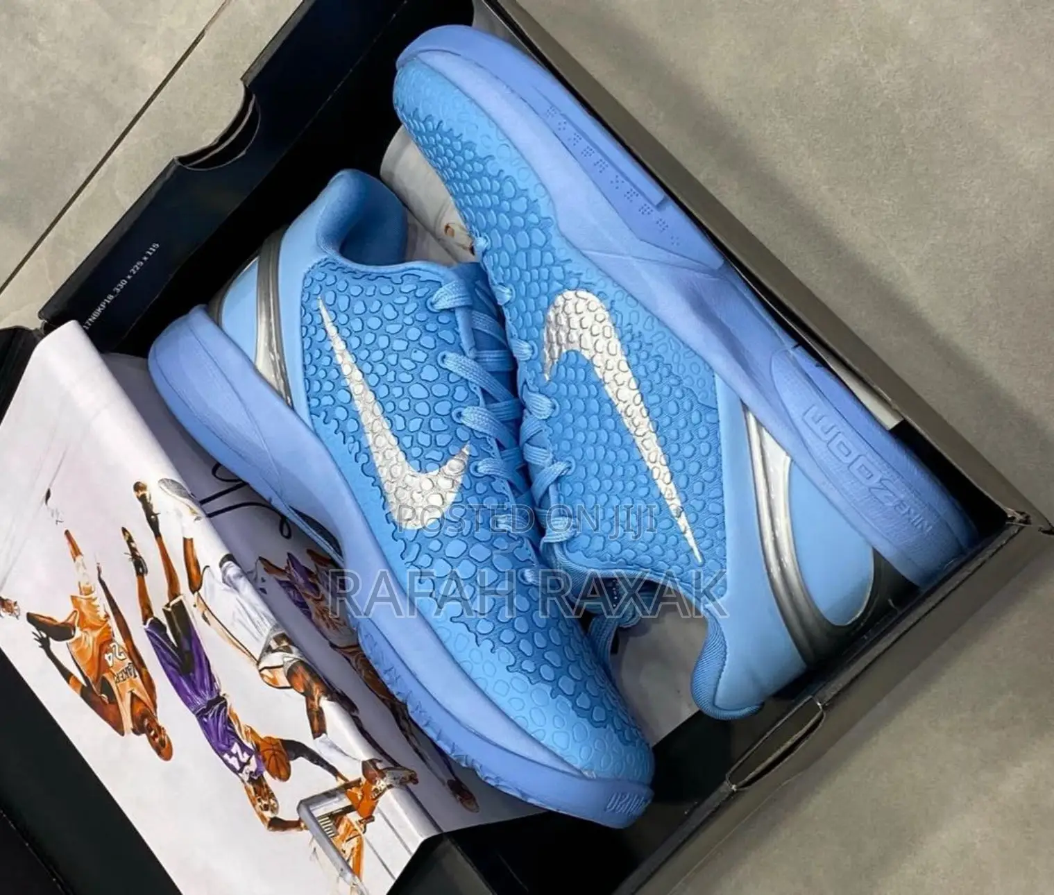 Original Nike Kobe 6 Protro “Ice Blue Grinch” Basketball Sneakers