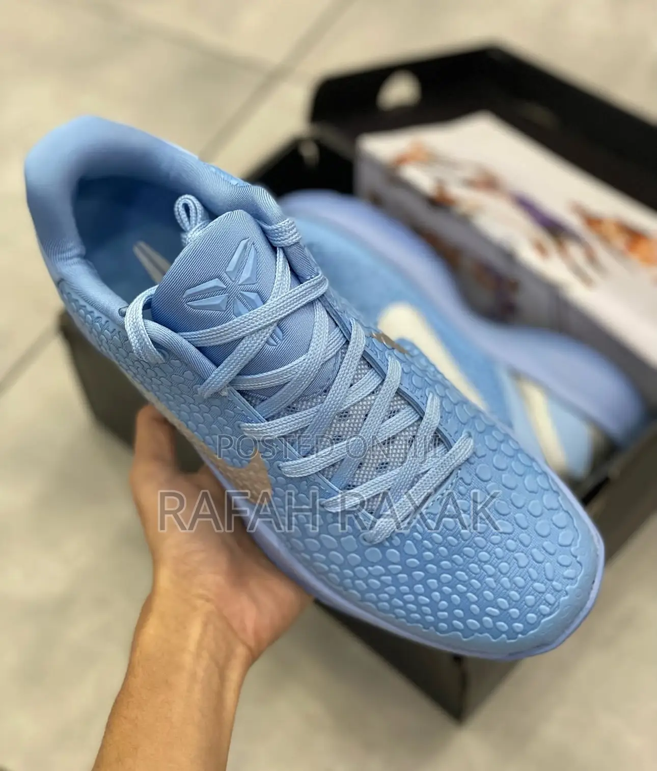 Original Nike Kobe 6 Protro “Ice Grinch” Basketball Sneakers