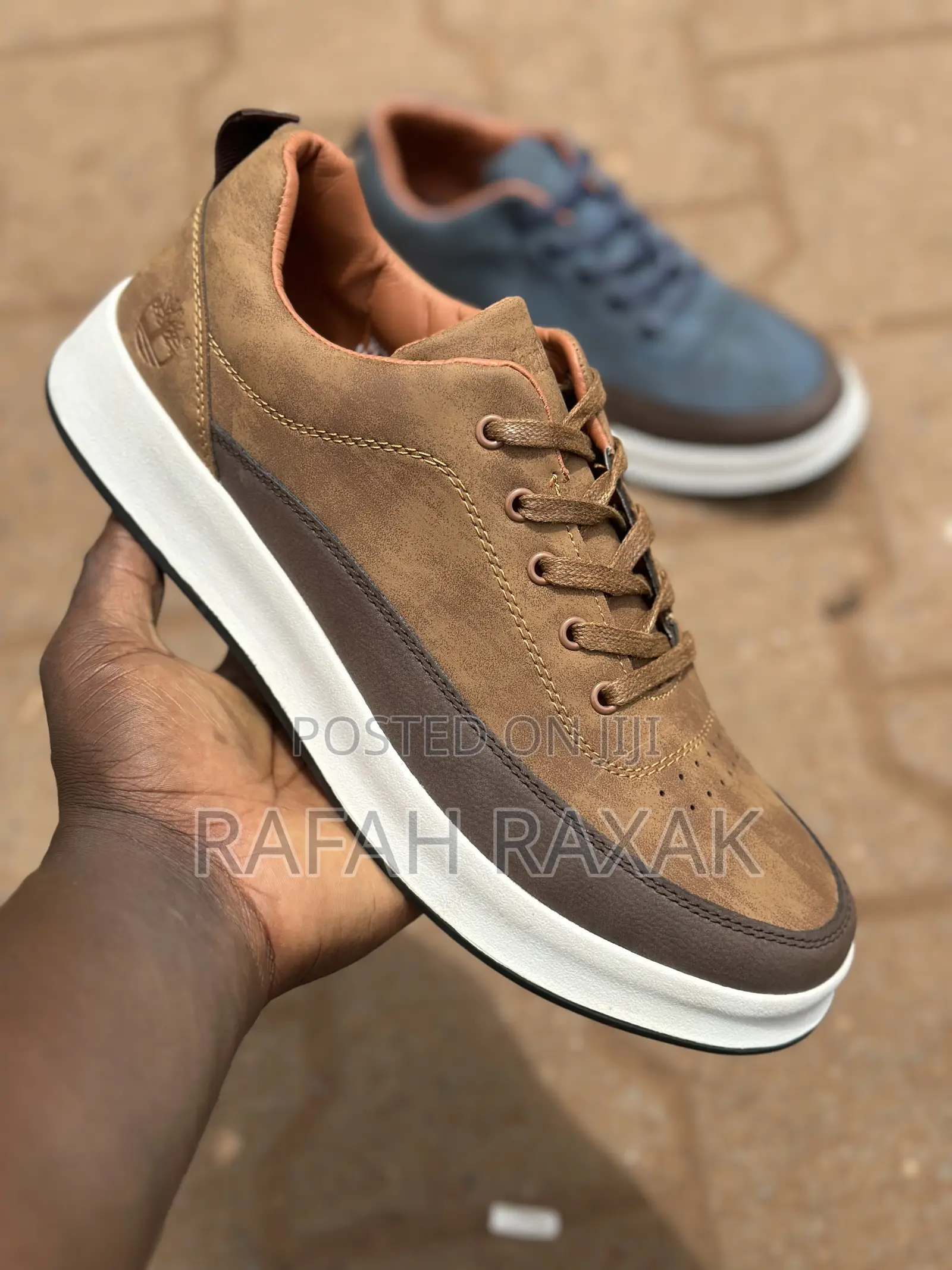 Original Men’S Classic Brown/White Timberland Casual Low Top Shoe