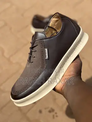 Men’S Dark Tan Timberland Smart Casual Low Top Shoes