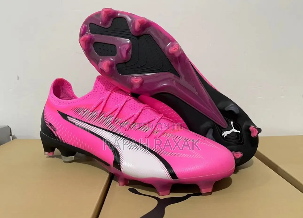 Original Men’S Pink Puma Future Ultra Ultimate Fg Football Boots