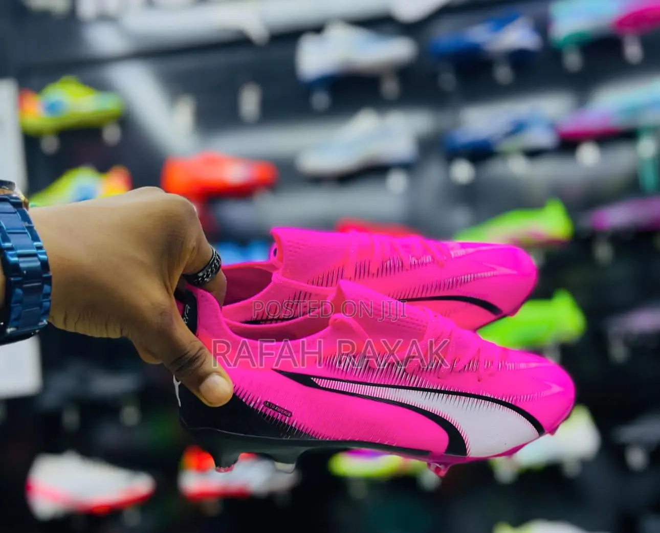 Original Men’S Pink Puma Future Ultra Ultimate Fg Football Boots
