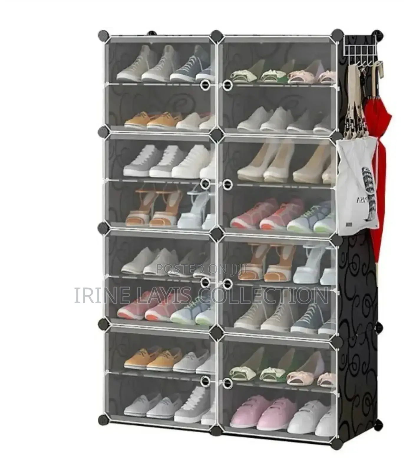 8 Layer Plastic Shoe Rack
