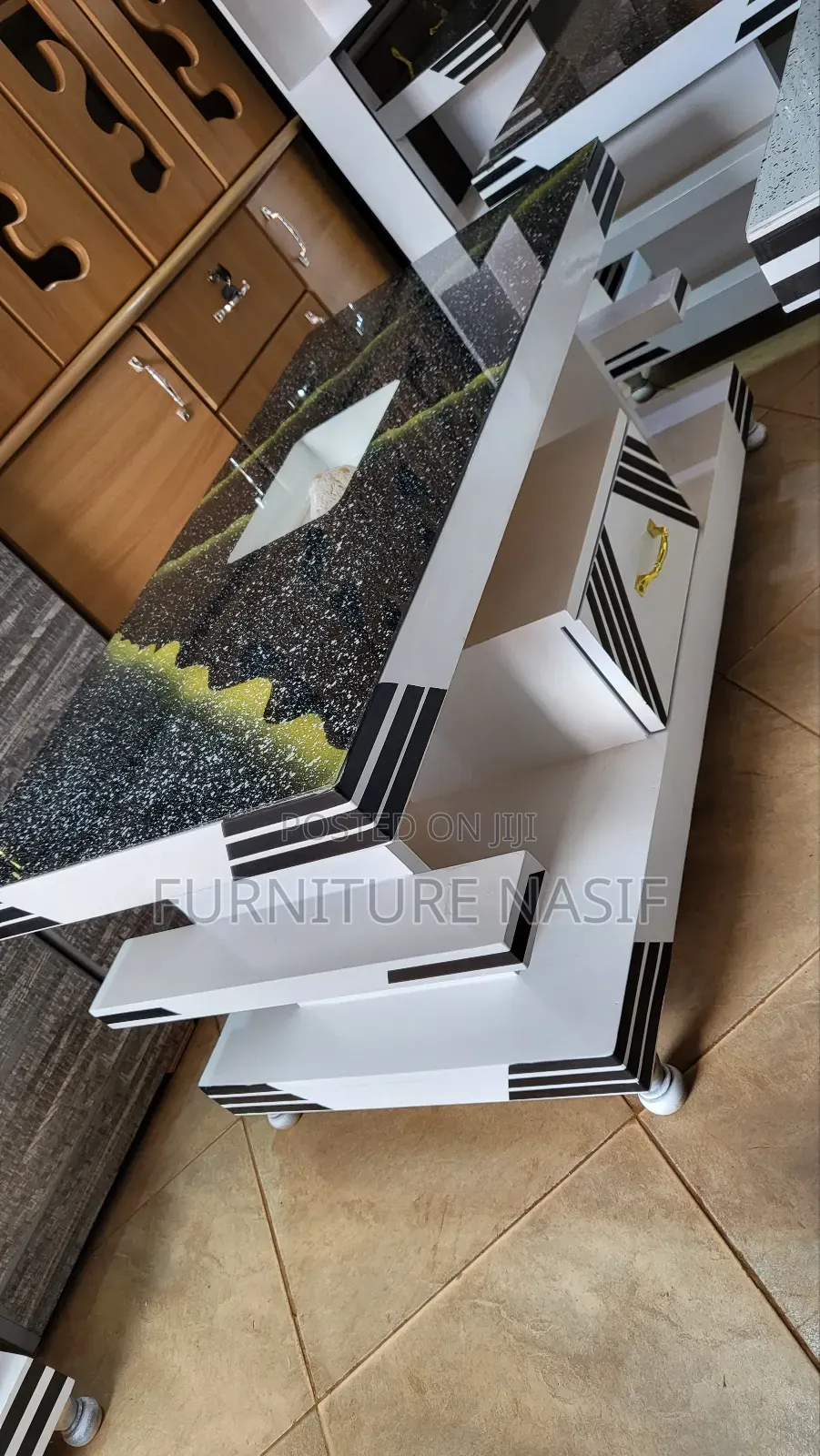 Center Table/Coffee Table White and Black Available Each