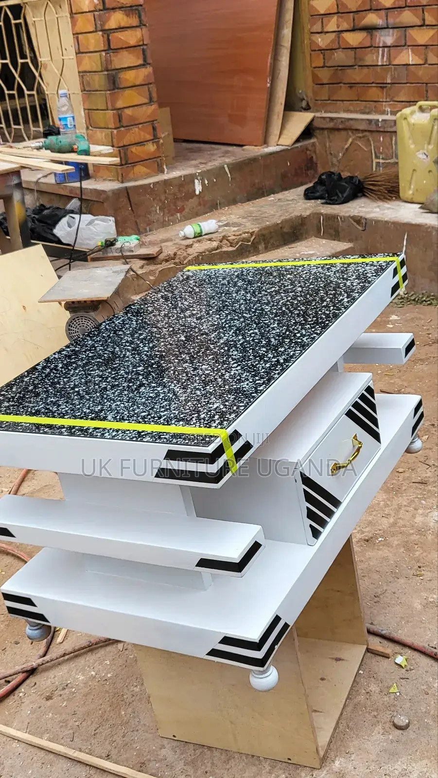 Mini Center Table White and Black Available Each