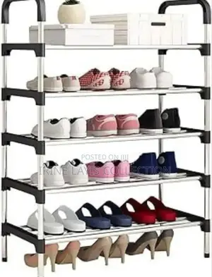 Strong 5 Layered Shoe Rack for 15 Pairs of Shoes