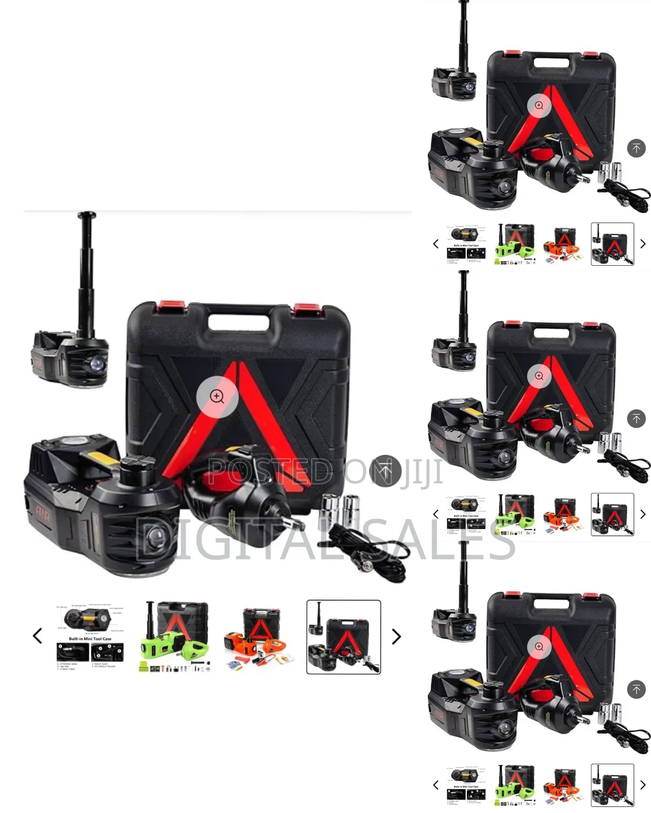 Car Electric Floor Jack Hydraulic Lifting Set Accessory Set