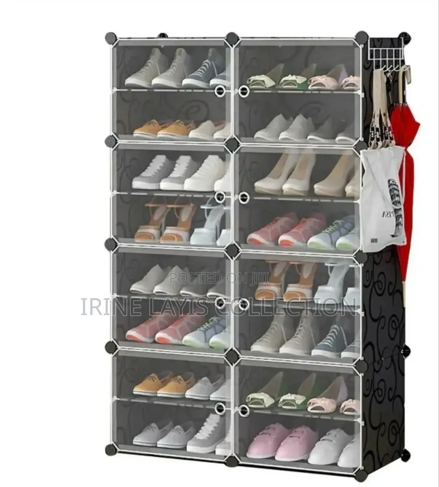 30 Pair Plastic Shoe Rack