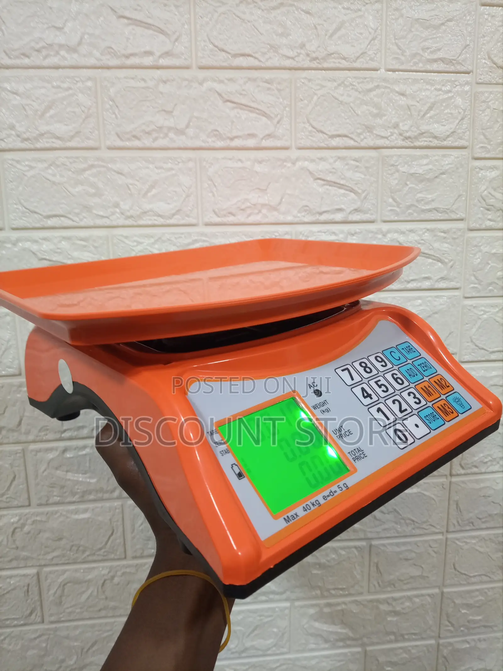 Kitchen Table Top Weighing Scale 40kg Food Weighing Scale