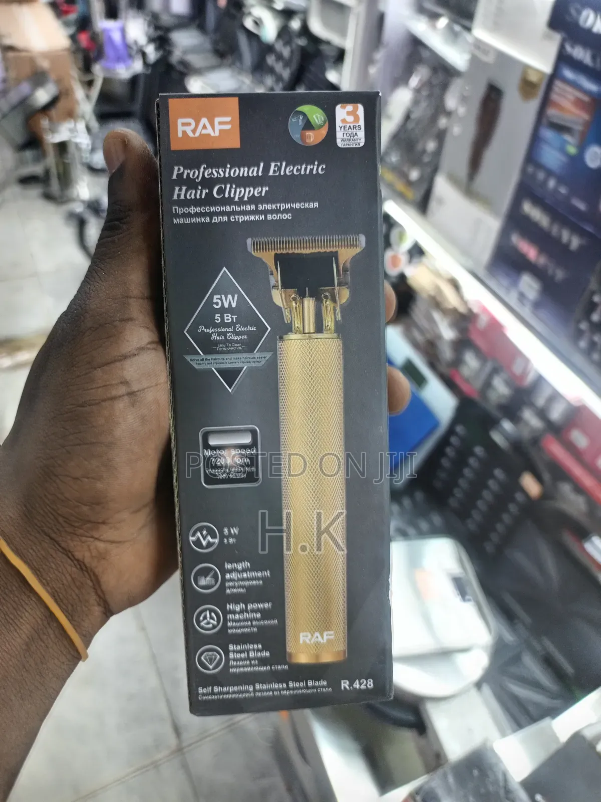 Raf R.428 Professional Electric Hair Clipper.