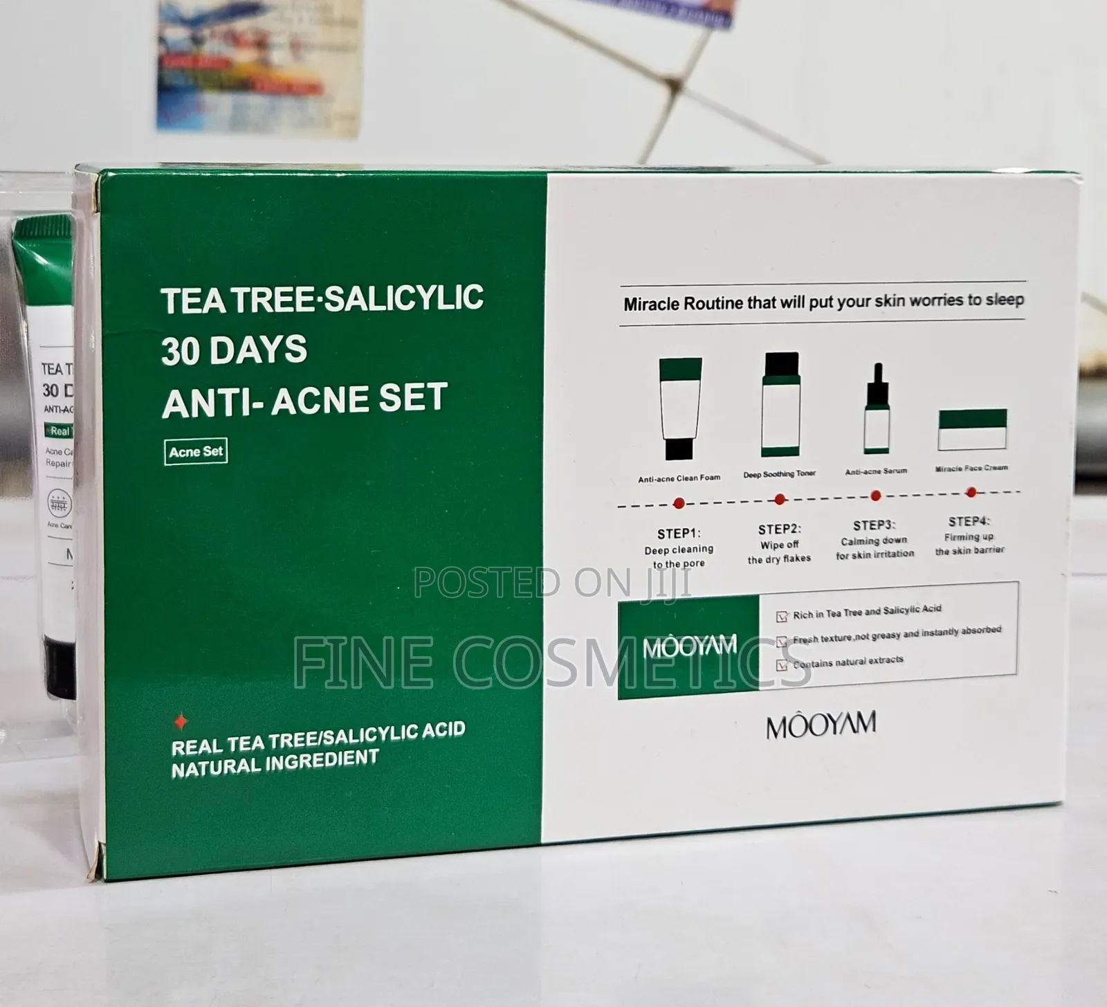 Tea Tree Salicylic Set, Anti-Acne Real Treatment for Pimple Prone Skin
