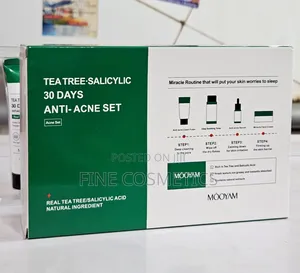 Tea Tree Salicylic Set, Anti-Acne Real Treatment for Pimple Prone Skin