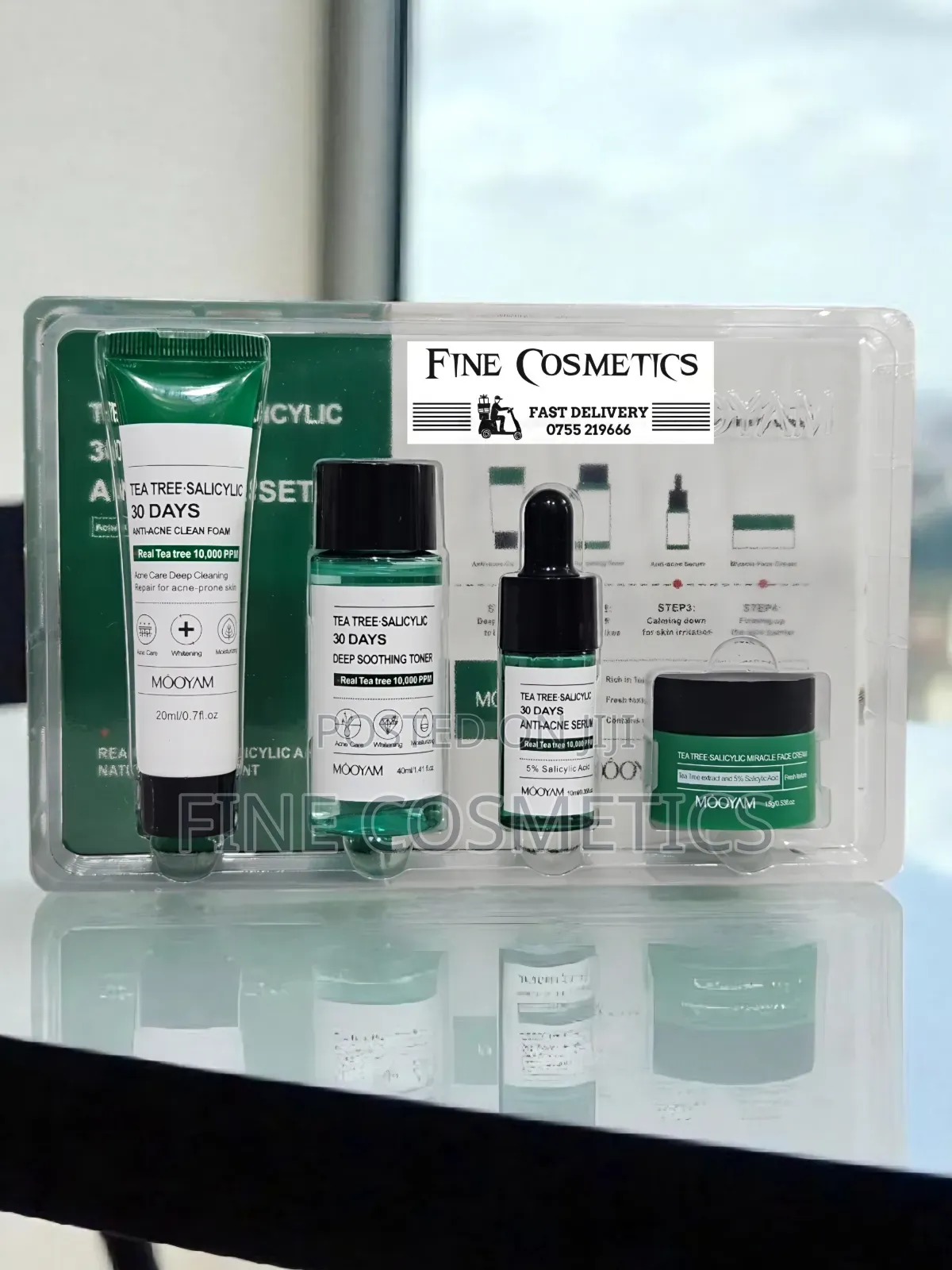 Tea Tree Salicylic Set, Anti-Acne Real Treatment for Pimple Prone Skin