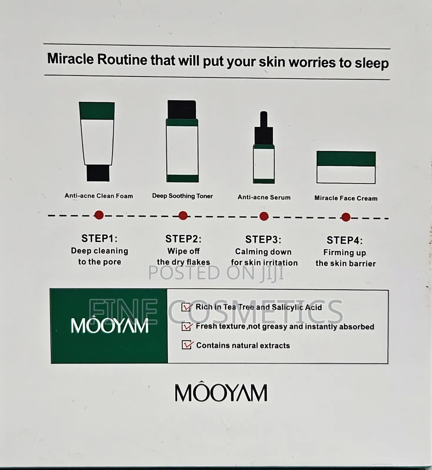 Tea Tree Salicylic Set, Anti-Acne Real Treatment for Pimple Prone Skin