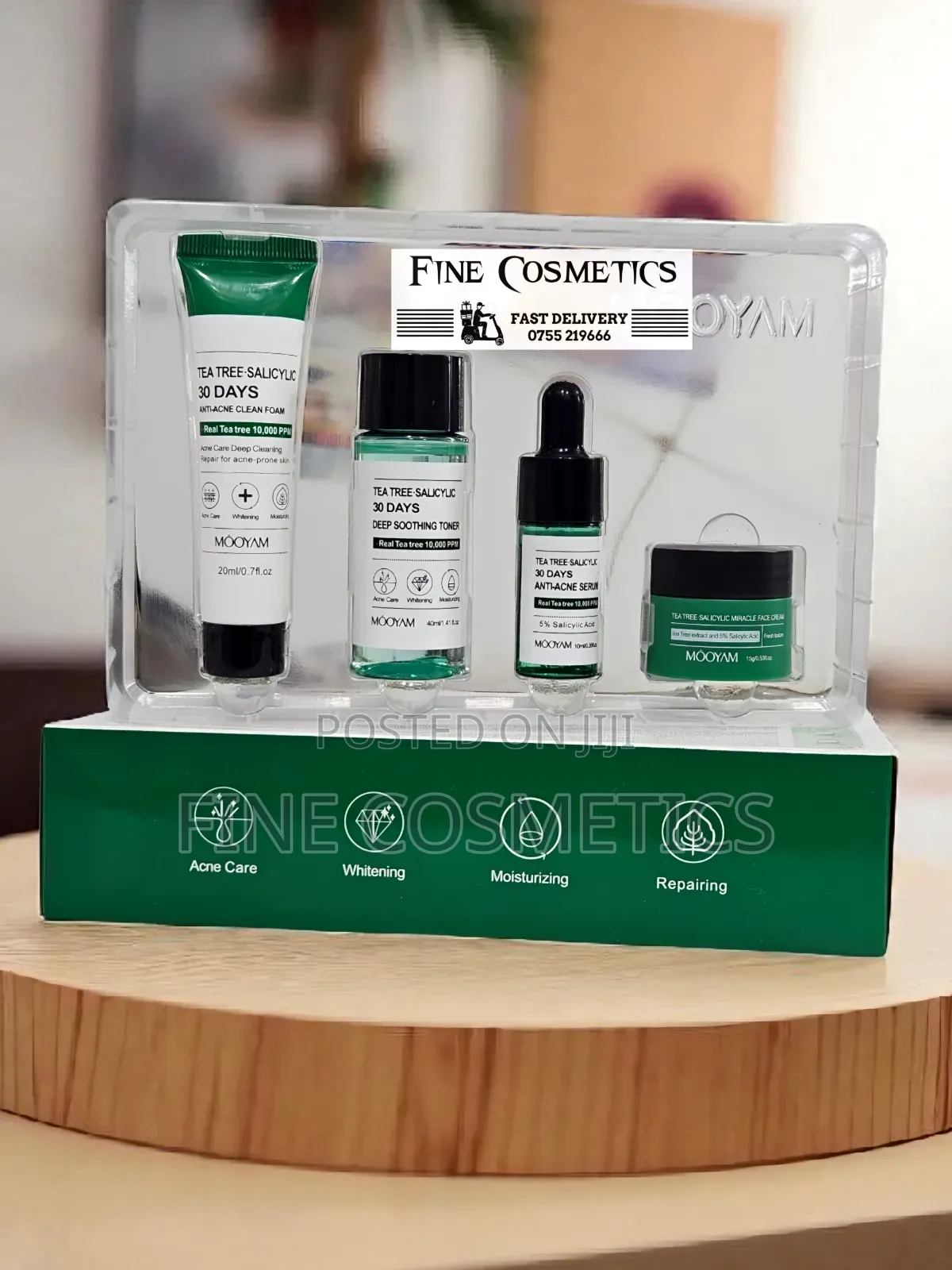 Tea Tree Salicylic Set, Anti-Acne Real Treatment for Pimple Prone Skin