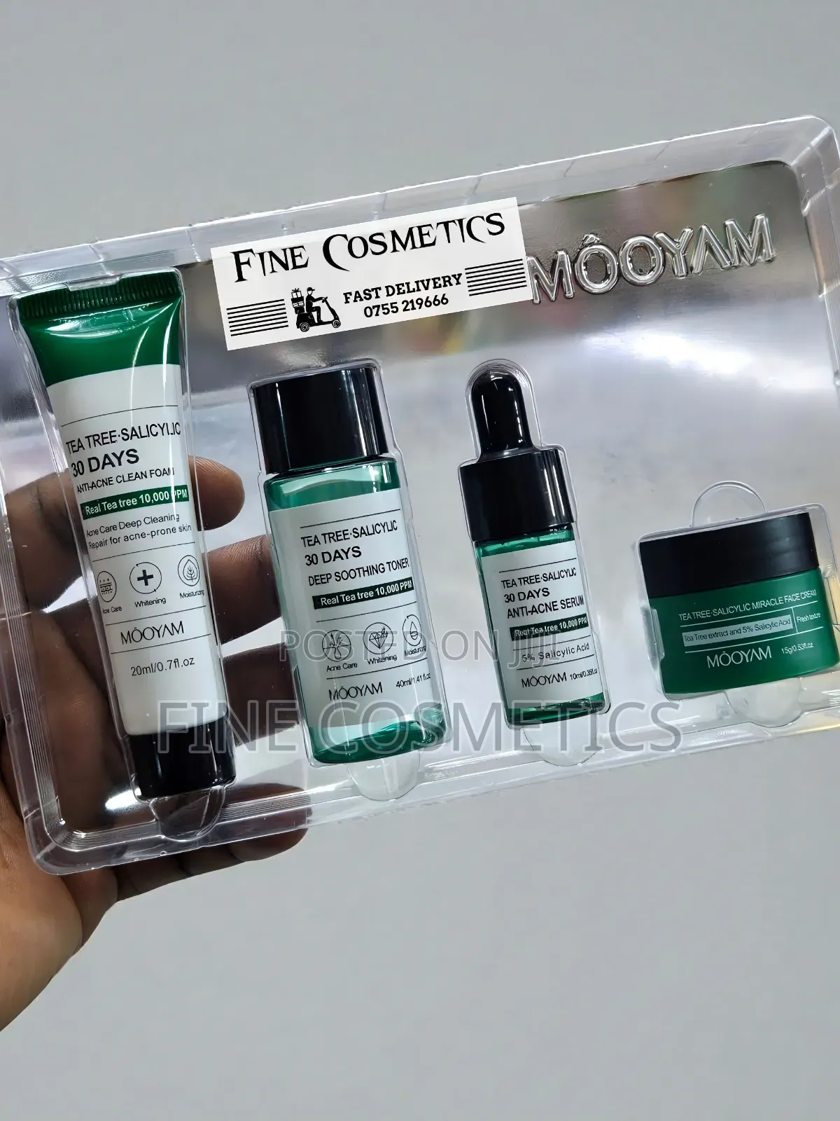 Tea Tree Salicylic Set, Anti-Acne Real Treatment for Pimple Prone Skin