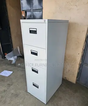 Central Lock 4- Drawers File Cabinet