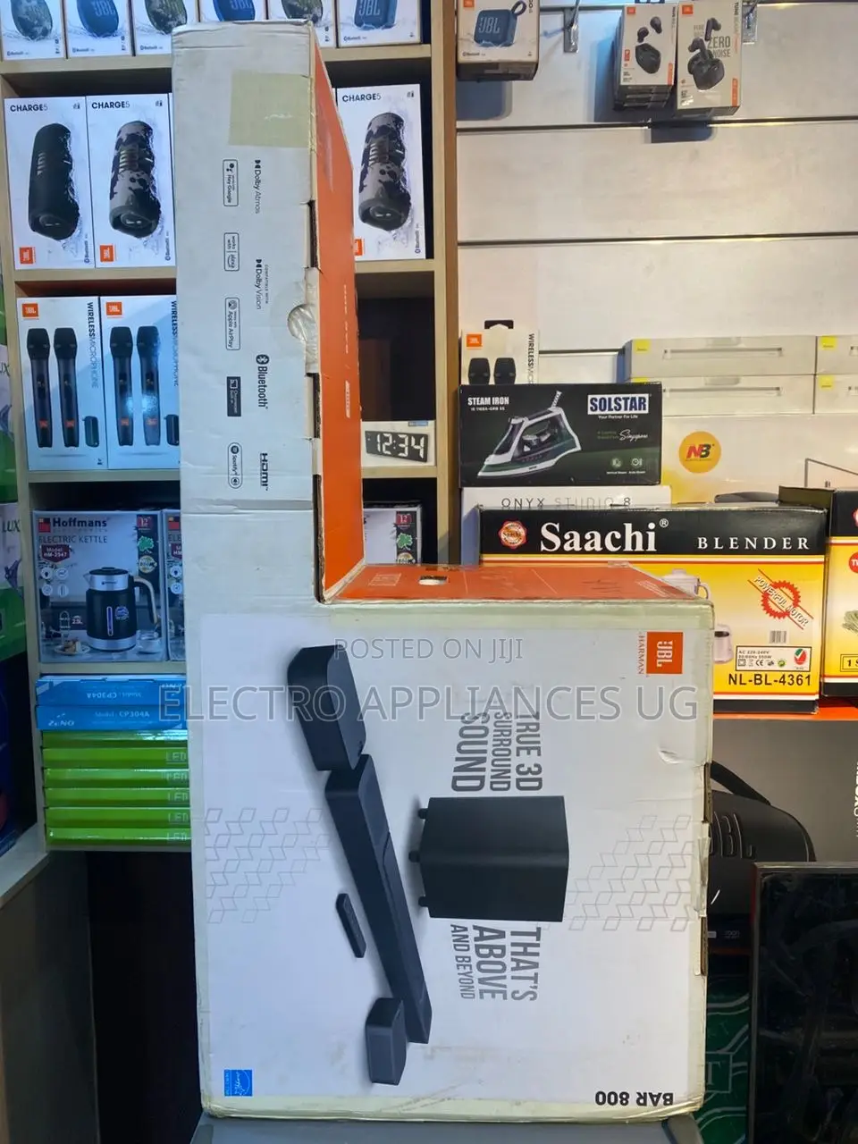 JBL Bar 800 Soundbar With Detachable Surround Speakers.