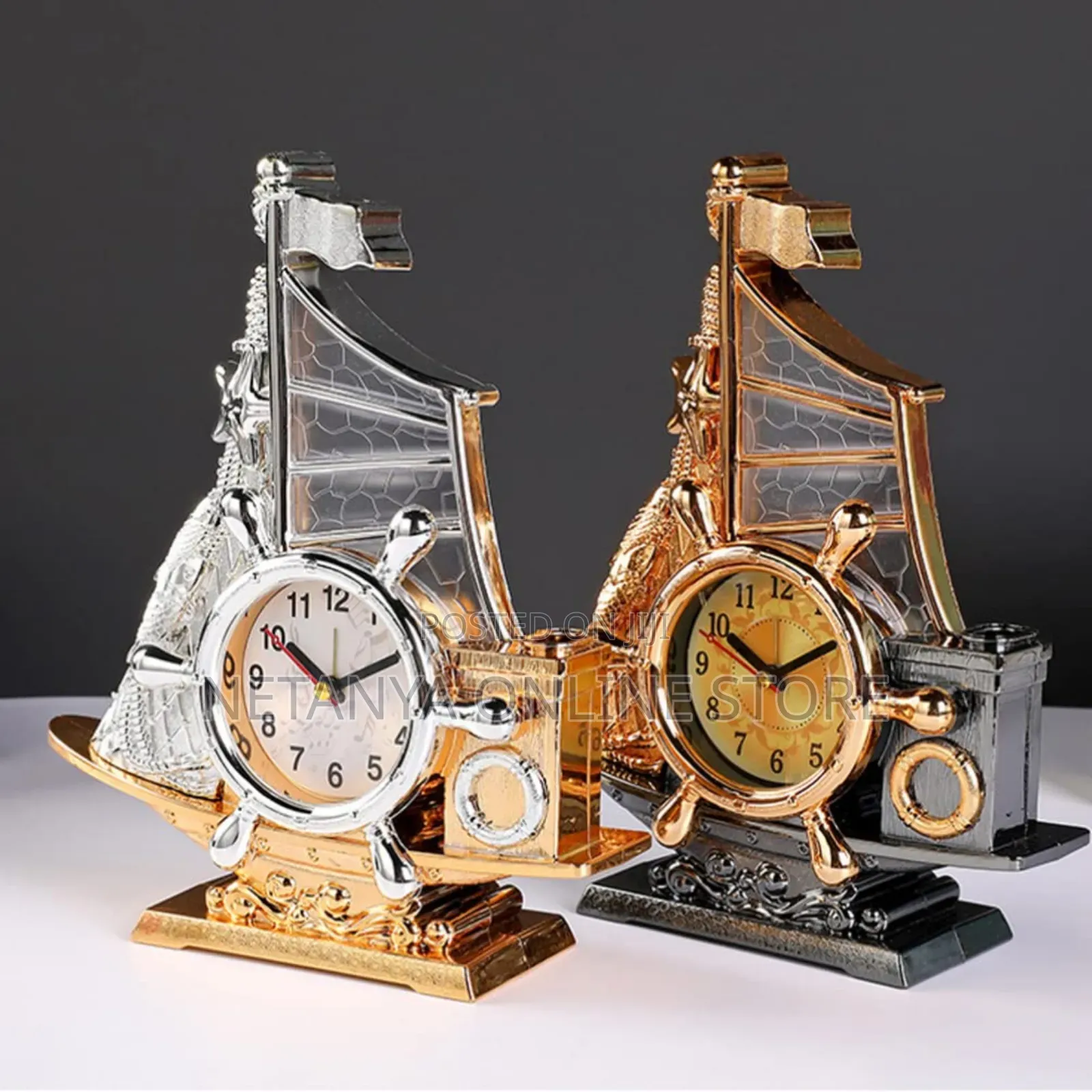 Sailing Boat Desk Clock
