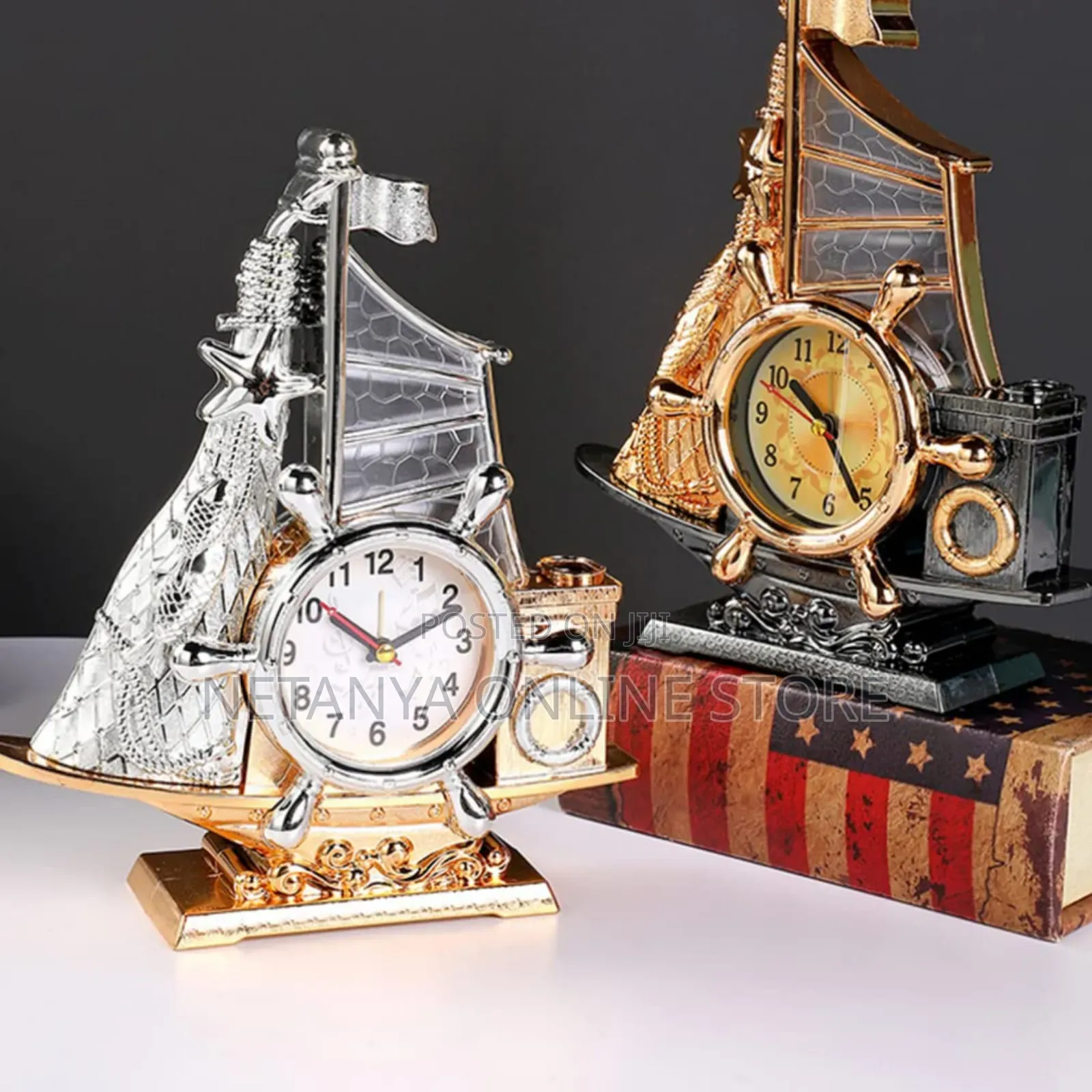 Sailing Boat Desk Clock