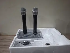 Omax Wireless Microphone 2 Mics Dh - 744 Public Address Microphone