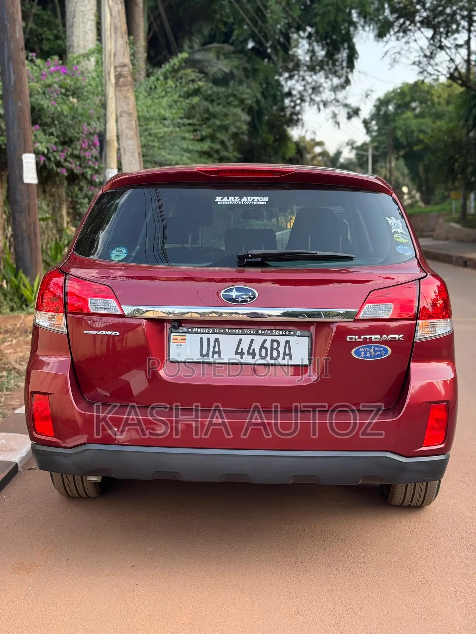 Subaru Outback 2011 Red