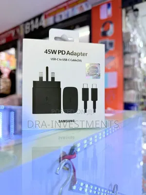 Samsung Charger 45w Pd Adapter Usb-C to Usb-C Cable(5a)