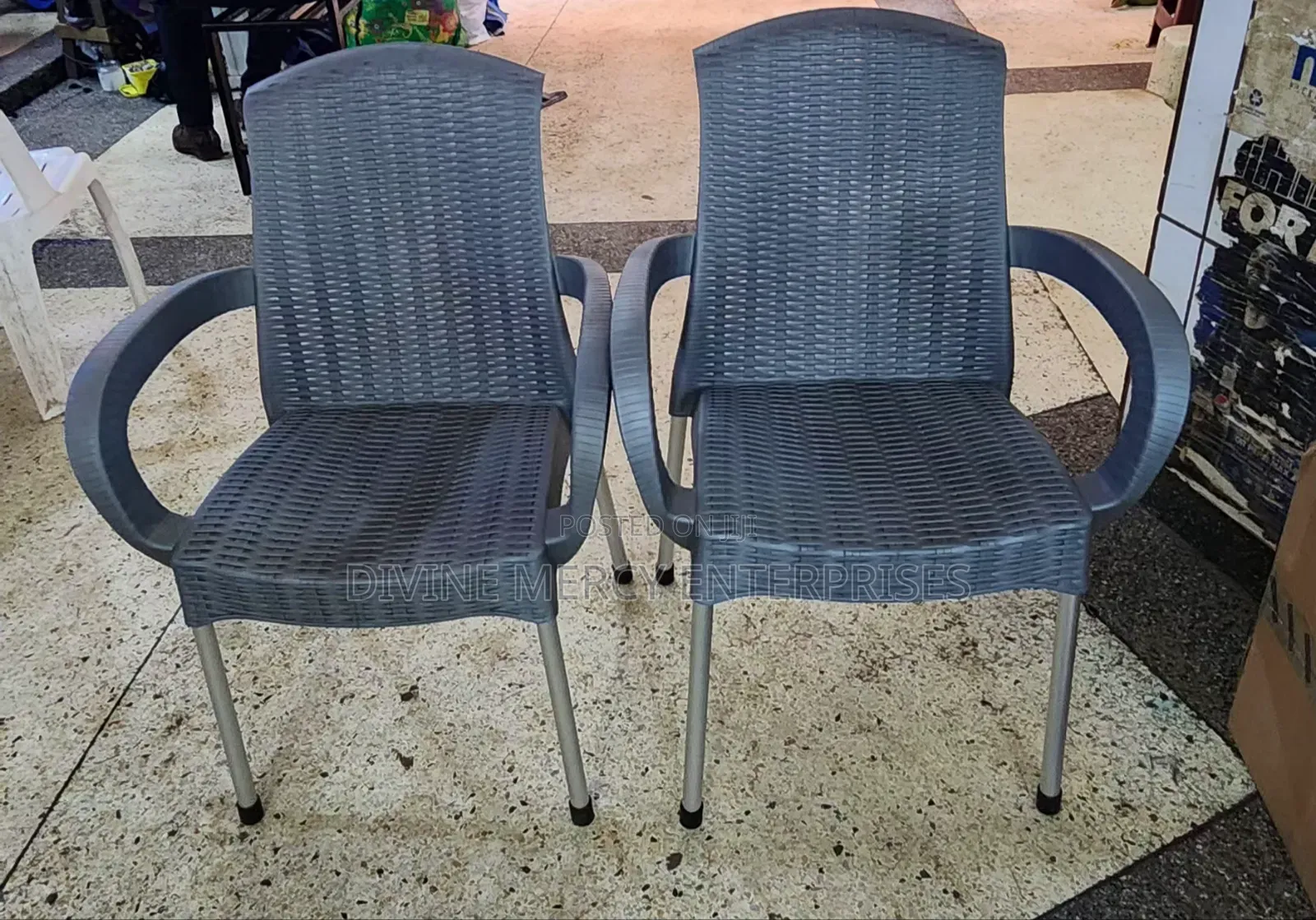 Big Arm Bamboo Chair