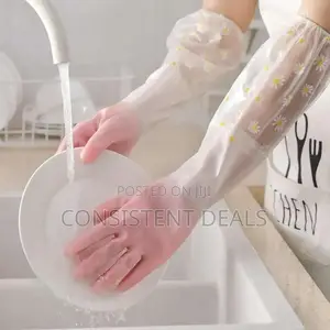 Latex Reusable Long Kitchen Gloves