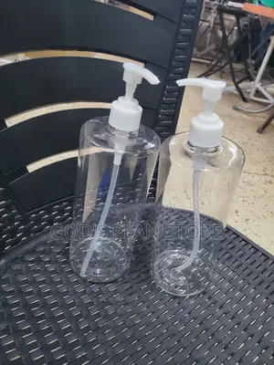 Head Pump Transparent Shower Gel Bottle 100mls