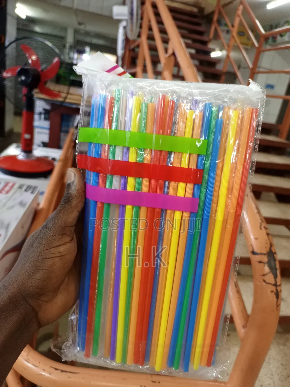 Jacent Brand Disposable Plastic Drinking Straws.