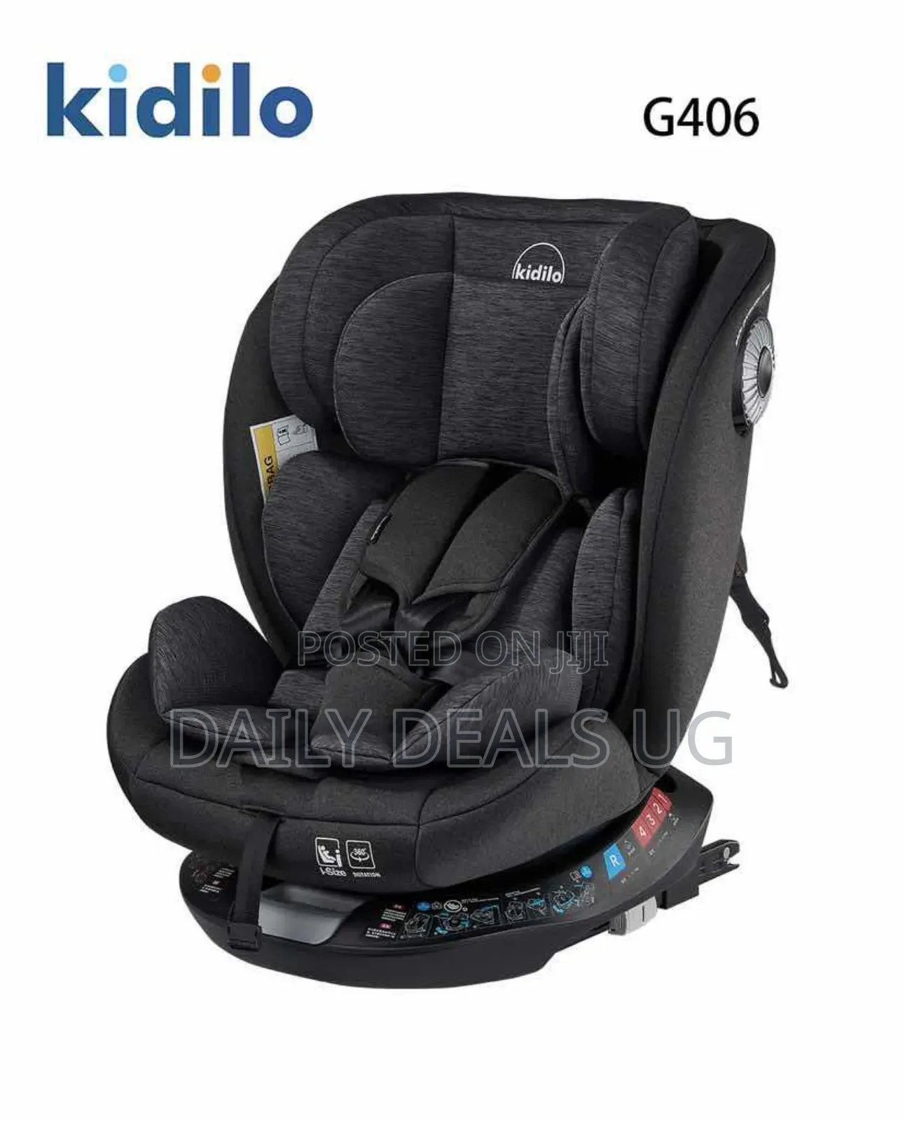 Kidilo G406 Rotating Baby Car Seat