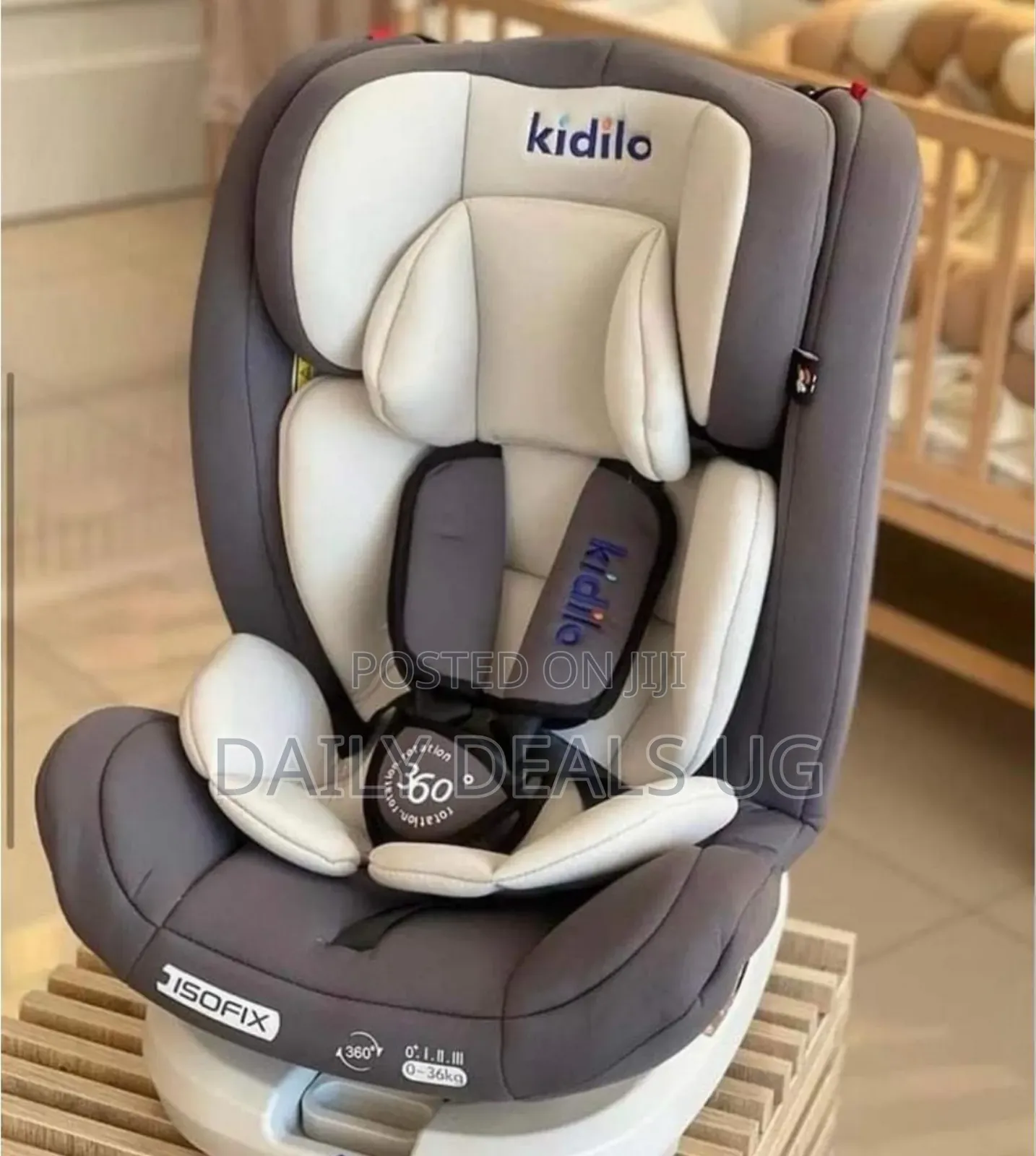 Kidilo 360-Degree Rotating Baby Car Seat