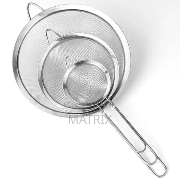 Small Set of 3 Sievers – Silver
