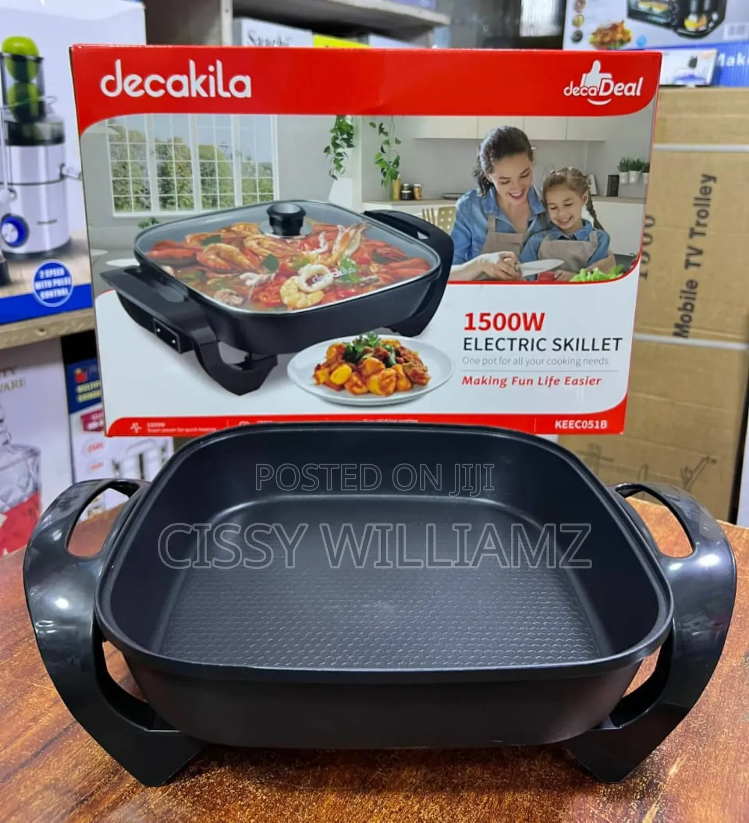 Decakila Electric Skillet - Nonstick Electric Skillet