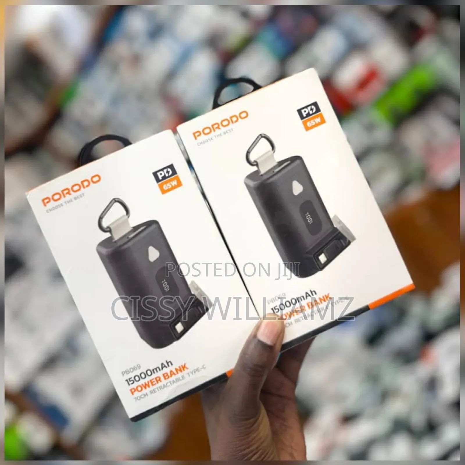 Porodo 15000mah Power Bank 65w Fast Charging Power Bank